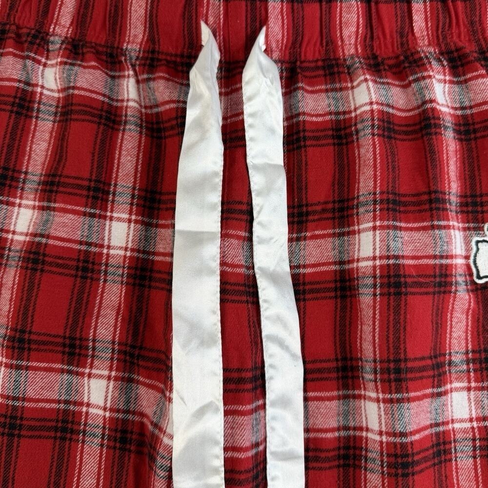 Kansas City Chiefs Women's XL Pajama Lounge Pants Red Plaid NFL Team Apparel - Picture 4 of 8